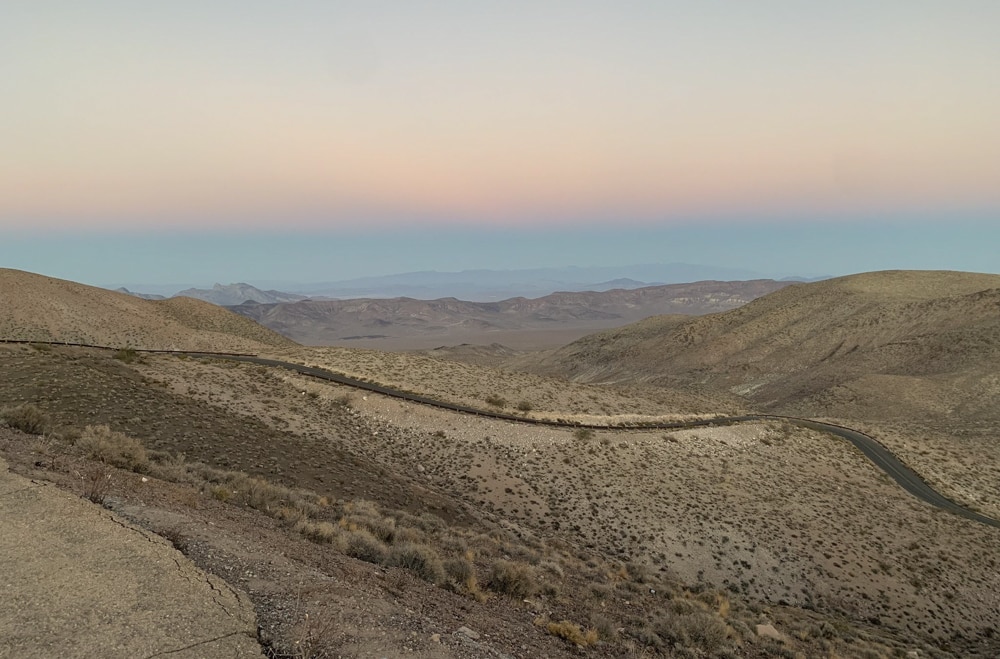 Dantes view trail in death valley national park